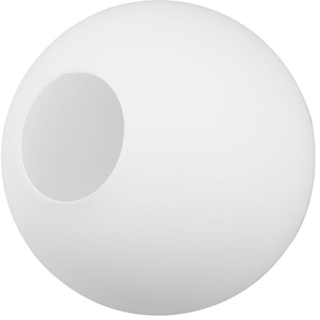 FUOYLOO Mattierter Lampenschirm aus Glas Kugelförmige Lampenabdeckung Milchglas Deckenlampe Kronleuchter Zubehör