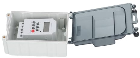 aqxreight Pool-Pumpen-Timer, 7 Tage, 28 EIN/AUS, Programmierbarer, Sicherer Digitaler Timer-Kasten für den Außenbereich mit Zahlenschloss Zum Zurücksetzen des Pool-Pumpen-Timers, Programmierbarer
