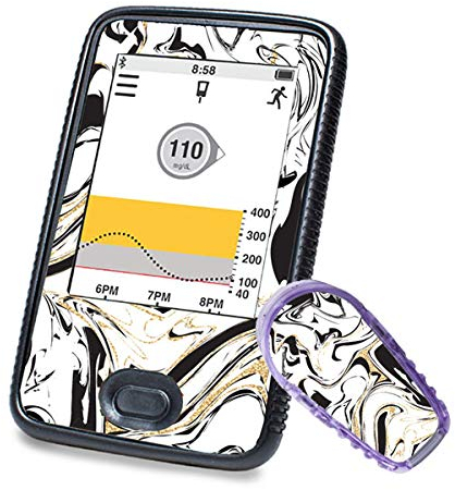 Dexcom G6 Sticker (Receiver + Transmitter) – Marble | Diasticker®