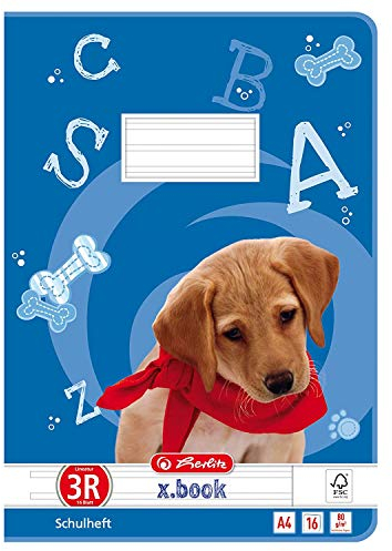 Herlitz Schulheft 16 Blatt (Lineatur 03 mit Rand | 20er Pack)