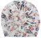 Lazzboy Baby Mädchen Geknotet Blumendruck Blumen Hut Beanie Headwear Cap Mütze Neugeborene Baumwolle Elastische Stretch Turban Kleinkind Stirnbänder Knoten Stirnband(B)