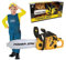 King Sport Toy Chainsaw for Kids, Electric Realistic Children Play Toy with Sound Pretend Play Outdoor Lawn Toy Chain Saw for Toddlers Best Birthday Gifts for Children Battery Operated Yellow
