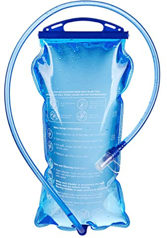 Azarxis Trinkblase, 1.5L, 2 L, 3 L Wasserbehälter, Trinksystem Wasserbeutel für Wandern Camping Trinkrucksack (3L)