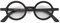 LONDON MOLE® Moley Blaulichtfilterbrille | Coole runde Form | Verhindert Augenbelastung | Für Männer, Frauen, Unisex | Federbeschläge
