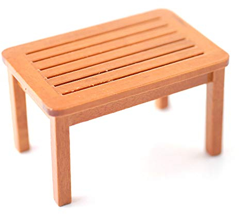 Melody Jane Dolls Houses Puppenhaus Walnuss Garten Couchtisch Miniatur Holz Patio Möbel 1:12