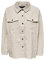 ONLY Damen Oversized Cord Jacke | Cardigan Shacket Übergangsjacke | Langarm Samt Hemd Shirt ONLBITTEN, Farben:Beige, Größe:L