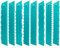 Acroyan Cake Scraper set of 8 Pack Cake Edge Tools Decorating Icing Smoother Comb,Plastic Sawtooth Decorating Mousse Butter Cream Polisher-16 Design Textures-Blue
