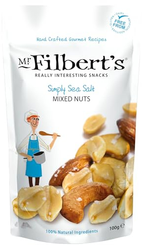 Mr Filbert's Simply Sea Salt Mixed Nuts, 12 x 100g