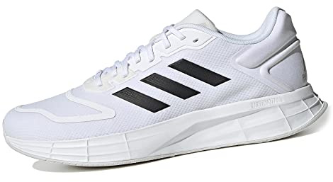 Adidas Unisex Duramo 10 Road Running Shoe, Cloud White/Core Black/Dash Grey, 42 EU