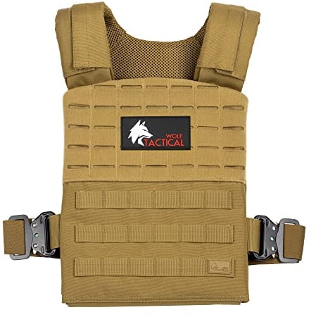 WOLF TACTICAL Quick-Release Weighted Vest for Men Workout Vest, Strength Training Weight Vests Weighted Vest Men