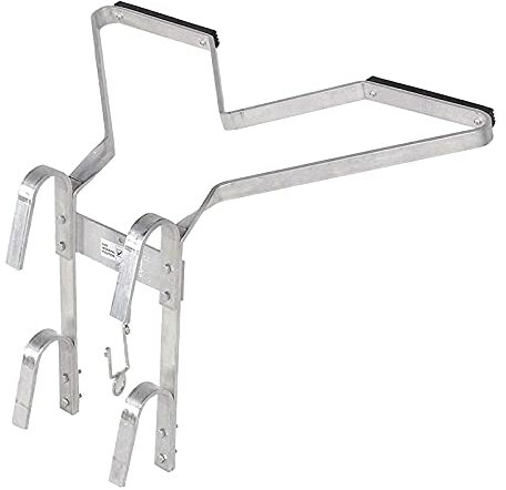 DICN Heavy Duty Aluminium V-Shape Ladder Stand Off/Stay, Universal, Silver