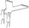 DICN Heavy Duty Aluminium V-Shape Ladder Stand Off/Stay, Universal, Silver