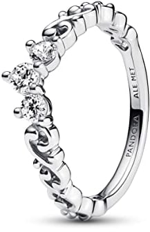 PANDORA Regal tiara sterling silver ring with clear cubic zirconia 192232C01