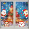 Pegatinas Navidad Ventanas Cristal 159Pcs, YOXISA Reutilizables Vinilos Navidad, PVC Decoración Navideña Copo de Nieve, Papá Noel Muñeco de Nieve Alce de La Bricolaje Pegatinas Electrostáticas