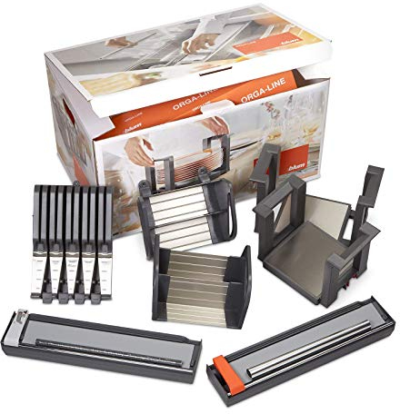 AMBIA-LINE Küchenhelfer-Set ORGA-LINE ZOU.30U1I (2x Folienschneider, 2 x Tellerhalter, 2 x Gewürzhalter, 1 x Messerhalter) für TANDEMBOX und LEGRABOX