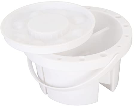 Paint Brush Washer, Collapsible Thick Anti Slip Plastic Paint Brush Washer Portable Painting Water Cup for Watercolor Acrylic Oil Painting Brush Cleaning