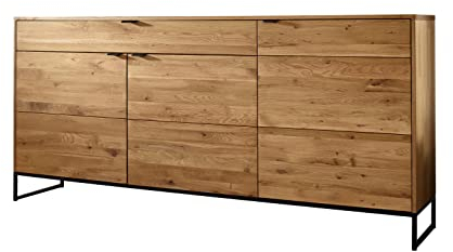 Woodroom Siona Sideboard, Eiche massiv geölt, BxHxT 180x85x40 cm