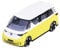 Majorette Voiture VW ID Buzz de qualité supérieure, Jaune/Blanc