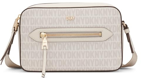 DKNY Damen Chelsea Camera Crossbody Umhängetasche, Hanf/Kiesel