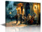 TISHIRON Leinwandkunst, Wanddekoration, Illustration der Jazz-Band, Havanna-Straße, Ölgemälde, Vintage-Kunstdrucke, Poster für Wohnzimmer, Schlafzimmer, Wandkunst-Dekor, gerahmt, fertig zum Aufhängen,