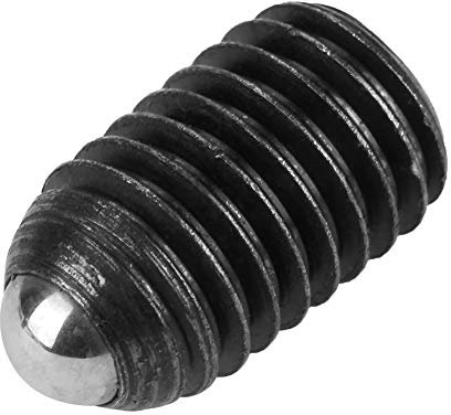 10 Pz M10 Stantuffo a Sfera con Filettatura a Vite, Stantuffo a Molla Set Stantuffo a Molla con Esagono Incassato Stantuffo a Sfera in Acciaio Al Carbonio per Dispositivi