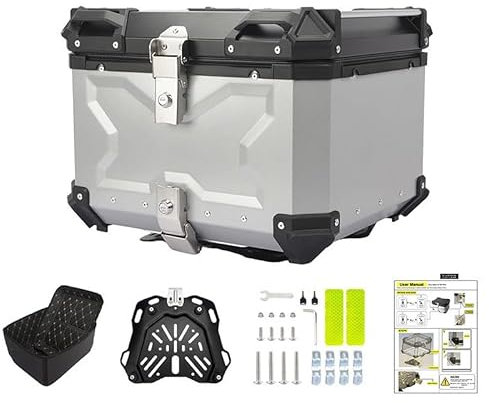 Universal-Motorrad 30L/36L/45L/55L/65L Universal-Topcase Moto-Koffer Motorrad-Gepäckkoffer Topcase Aufbewahrung Heckzubehör Motorrad-Topcase B, 30L