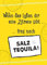Motivations-Postkarte Zitrone trifft Tequila - Humorvolle Sprüche, Optimismus & Positivität, Gelb & Weiß, Witziges Geschenk
