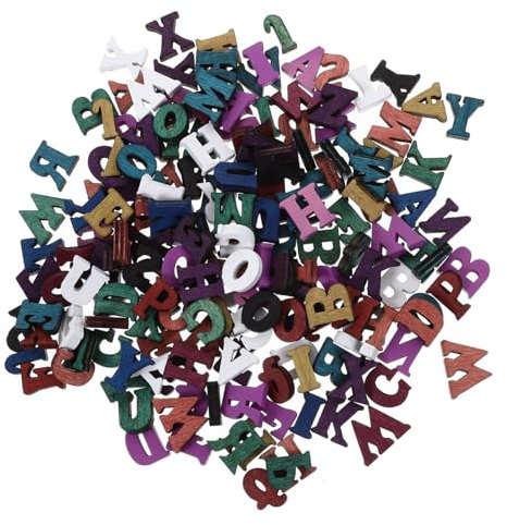 QUMIIRITY Wortblöcke Aus Holz 26 Holzbuchstaben Für Bastelprojekte Raumdekorationen