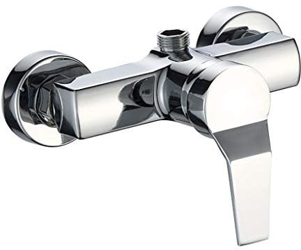 Grifos de ducha de baño, válvulas mezcladoras de ducha, válvulas de un solo mango, válvulas de control de agua fría y caliente montadas en la pared