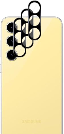 UZWZW 3 Pack Camera Lens Protector Tempered Glass For Samsung Galaxy S24 FE 5G [Not Affect Flash]