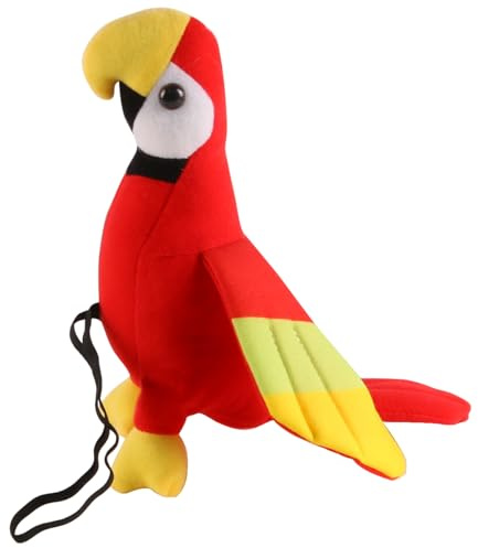 Laroal Accesorio de Hombro para Loro, Loro de Peluche, Loro de Peluche, Accesorio de Disfraz de Pirata para Halloween, Accesorios para Disfraces de Cosplay