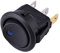 Automotive 12V rotonde On Off Off SPST LED Illuminato Interruttore a bilanciere per auto Van sh Boat Light con ampie funzioni di piccole dimensioni e peso leggero per ulteriori
