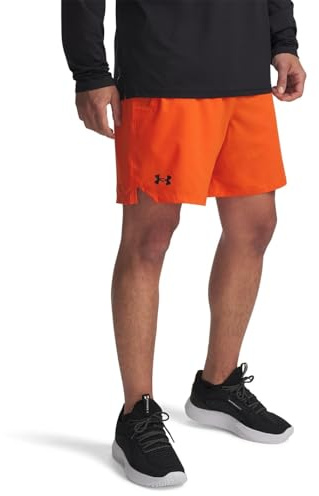 Under Armour Mens UA Vanish Woven 6 Shorts Orange Base L