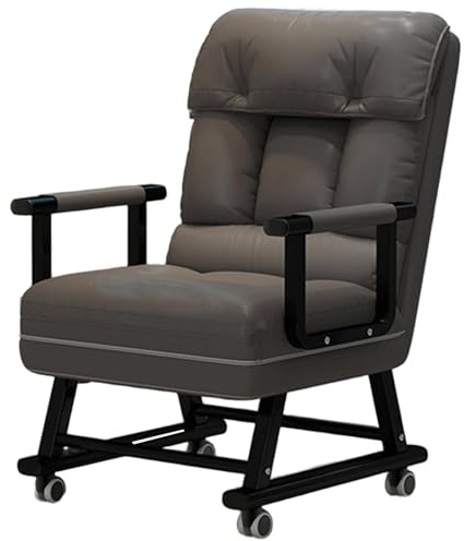 Gästebett Klappbar Klappbett Ergonomisches Design Versteckte Eisenfüße Liegesessel mit Schlaffunktion Technischer Stoffbezug Geeignet für Hotels und Wohnzimmer(A,55 * 59 * 99cm)