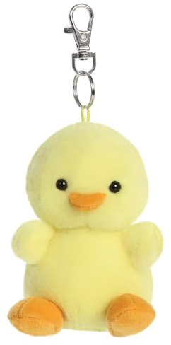 AURORA 34058, Palm Pals Betsy Chick Clip-On, 10cm, Soft Toy, Yellow