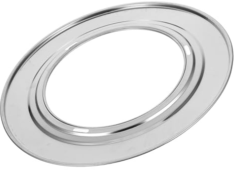 LALADEFIEE Stainless Steel Steamer Ring Adapter for 27.5cm Pot round Steaming Rack for Dumplings Dim Sum and Vegetables Hollow Food Steamer Plate