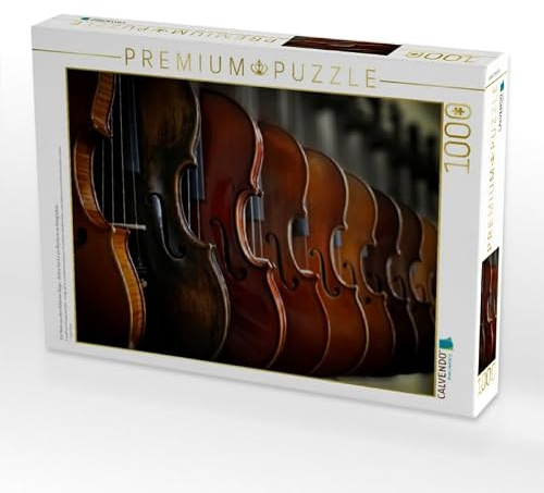 CALVENDO Puzzle EIN Motiv aus dem Kalender Geige - Bühne frei für EIN Reichtum an Klangfarben | 1000 Teile Lege-Größe 64 x 48 cm Foto-Puzzle für glückliche Stunden