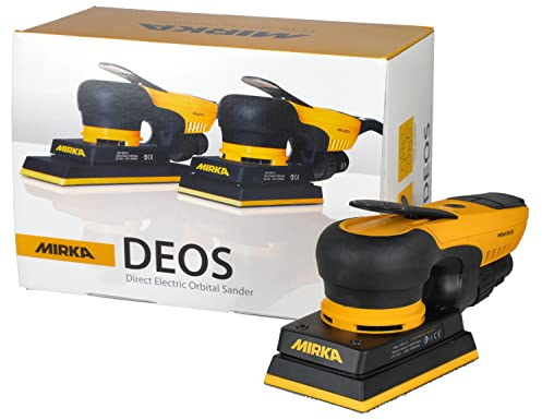 Mirka DEOS Direct Electric Orbital Sander Tool 353XCV / 3 inch x 5 inch / 3mm orbit/Dust-free Sanding / MID3530201US