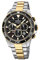 Festina Herren Chronograph Quarz Uhr mit Edelstahl Armband F20363/3