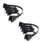 Digitalkey Cavo IDE molex 4 Pin a 5 Sata - Alimentazione Hard Disk SSD Lettori Ottici ed Altro (2 Pezzi)