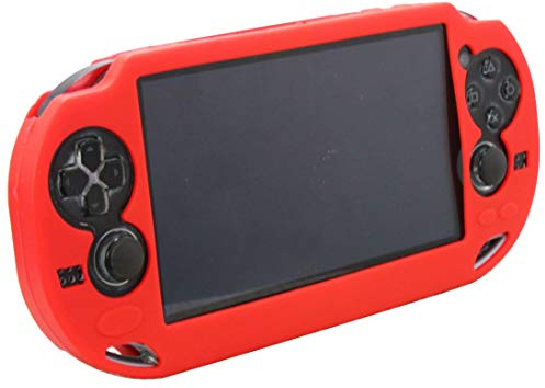RDFJ vita1000 Silicon Full Cover Skin Protector Case for PSVita1000(Red)