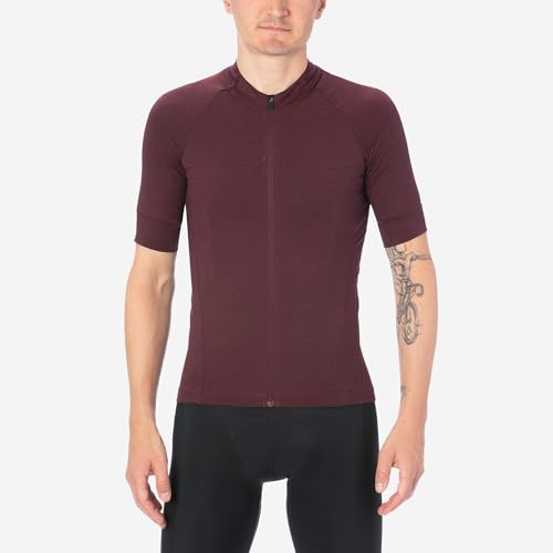 Giro Bike New Road T-Shirt Ox Blood Heather L