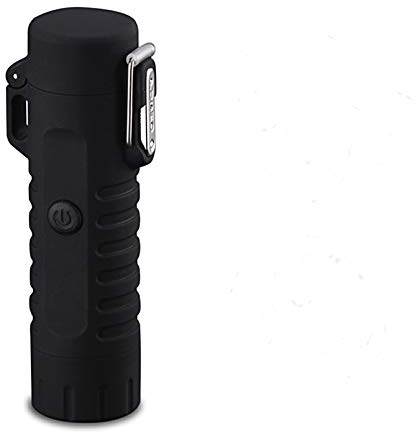 VOMONO Briquet Arc LED Portable Extérieur Lampe de Poche Plasma Coupe-Vent Briquet Rechargeable USB Lanterne Camping Escalade Cadeaux Homme