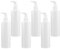 TOPBATHY 6PCS 250ML Empty Soap Pump Bottle Dispenser Refillable Lotion Bottle Plastic Subpackaging Bottle for Hand Wash Sanitizer Emulsion (White)