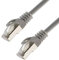 Netzwerkkabel S/FTP PIMF Cat. 7 10 Meter grau Patchkabel Gigabit Ethernet LAN DSL CAT7 Kabel