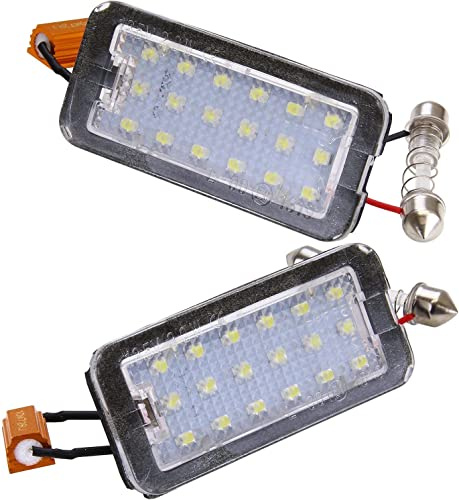 Recambo LED Number Plate Light Suitable for Fiat Abarth 500 500C Year of Manufacture 2007-2016