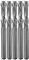 5 Pcs Down Cut Router Bits CNC End Mill, 2 Flutes Spiral Milling Cutter Tools, Solid Carbide CNC Bits with 1/8 inch (3.175 mm) Shank and Cutting Diameter CNC Mill Sets for Wood MDF Engraving