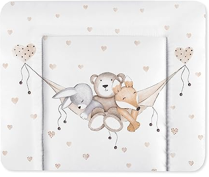 Julius Zöllner Wickelauflage Softy 85x75 cm - Wickelunterlage - wasserdicht und abwischbar - Made in Germany – Oeko-Tex Standard 100 – Schlummerbande