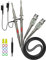 Greluma 2 Pz sonde a clip universali per oscilloscopio 100MHz con kit accessori 1X 10X