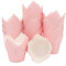 La Llareta 100 Stück Backbecher Papier, Muffinförmchen Papier, Mini Muffins Papierförmchen, Fettdicht, Tulpenform, Cupcake Backbecher für Kuchen Backen, Hochzeit, Geburtstag, Party
